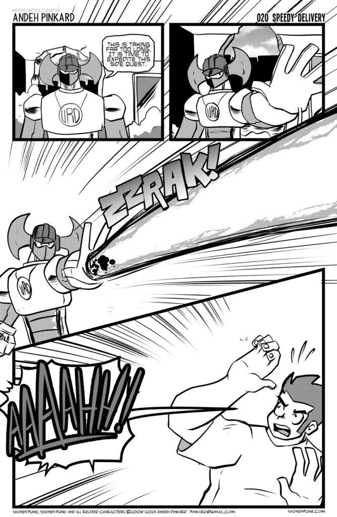 Thr robot from URD decides to speed up the time table and sends a blast towards Chii