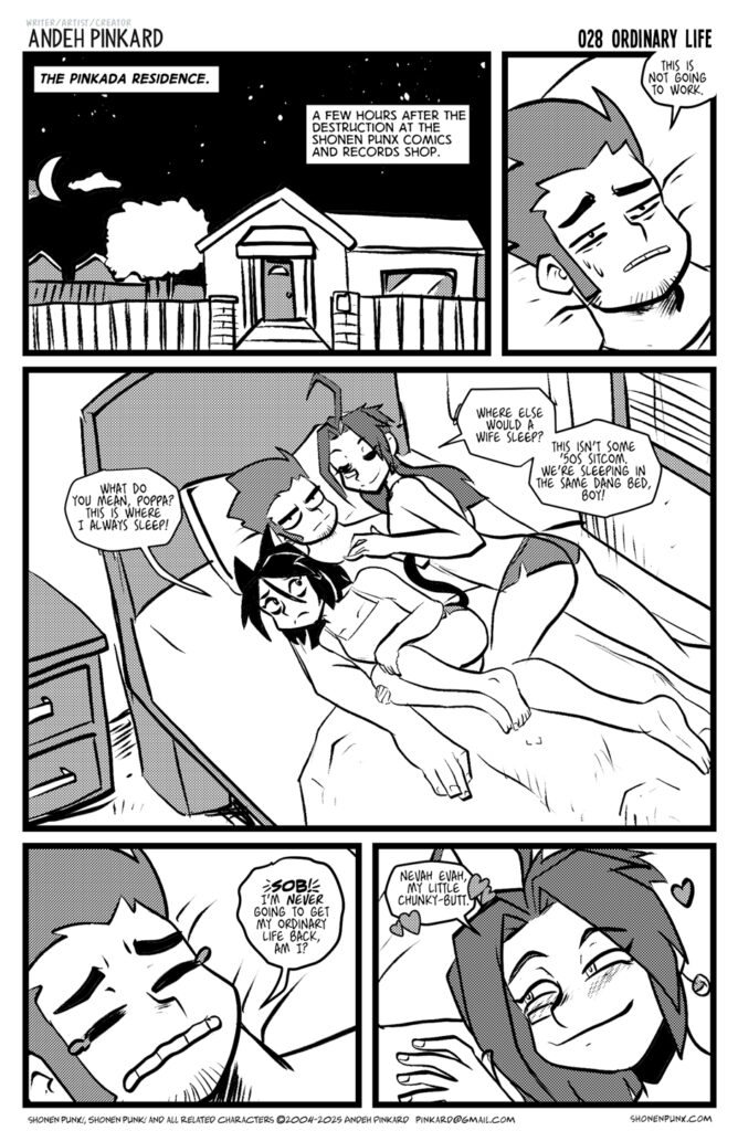 Chiitsu is found later that day trying to sleep and move past all this craziness, to no avail