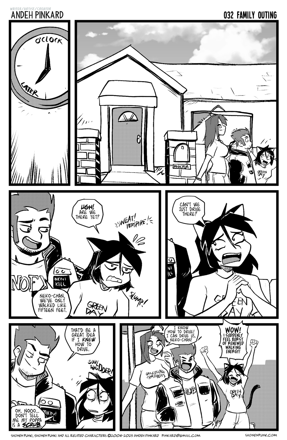The Pinkadas go for a family walk, whether Neko-chan likes it or not lol